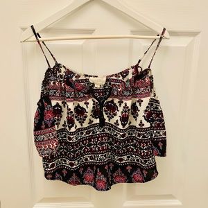 LA Hearts Cold Shoulder Top